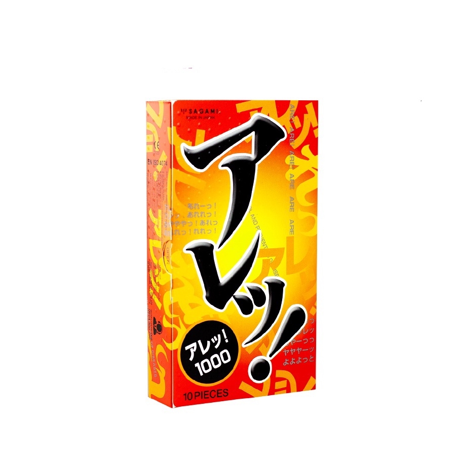 Hộp 10 chiếc bao cao su Sagami Are Are