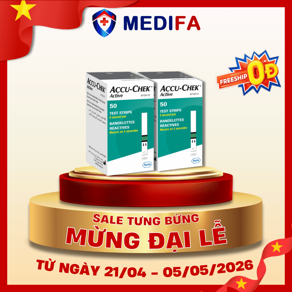[COMBO] 100 Que Thử Đường Huyết ACCU-CHEK® Active