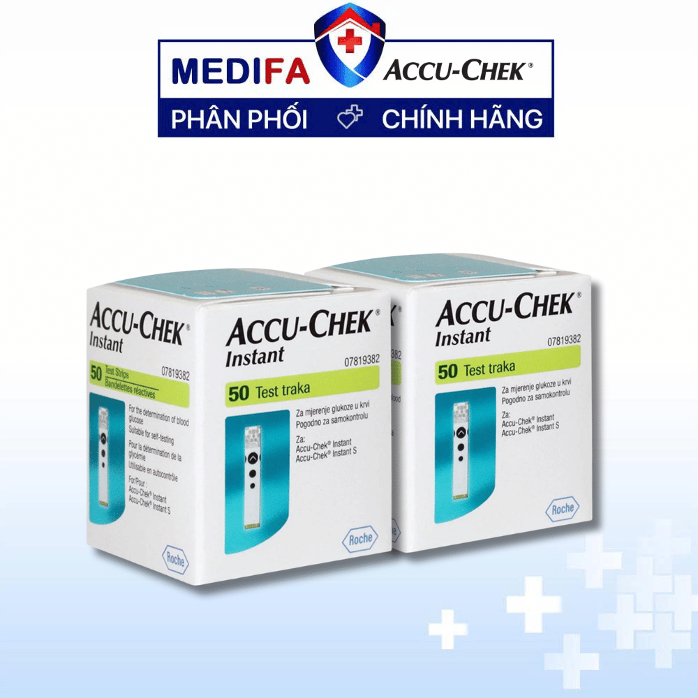[COMBO] 100 Que Thử Đường Huyết ACCU-CHEK® Instant