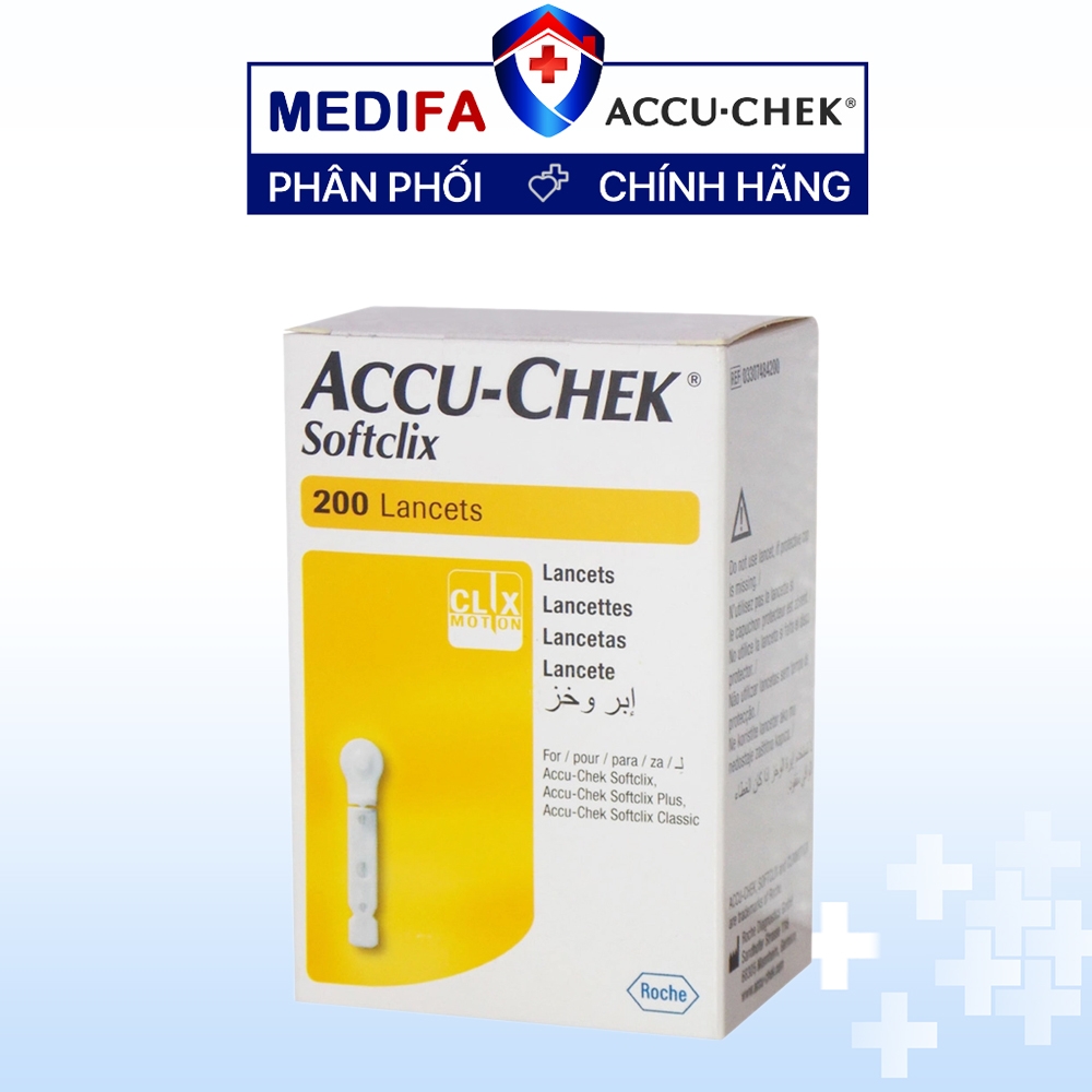 Hộp 200 kim lấy máu ACCU-CHEK SoftClix