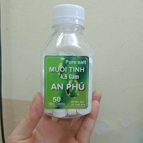 Lọ 50 Viên Muối Sinh Lý Khô Dược An Phú 4.8g