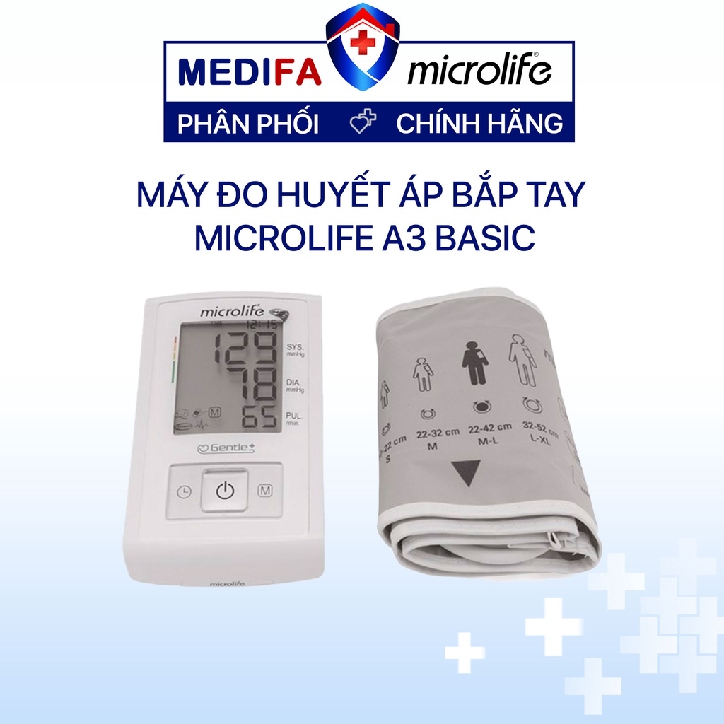 Máy đo huyết áp bắp tay Microlife BP A3 Basic