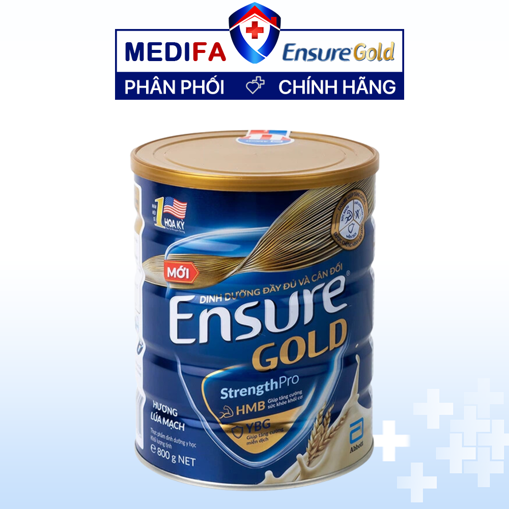 Sữa Ensure Gold hương Lúa Mạch mới 800g