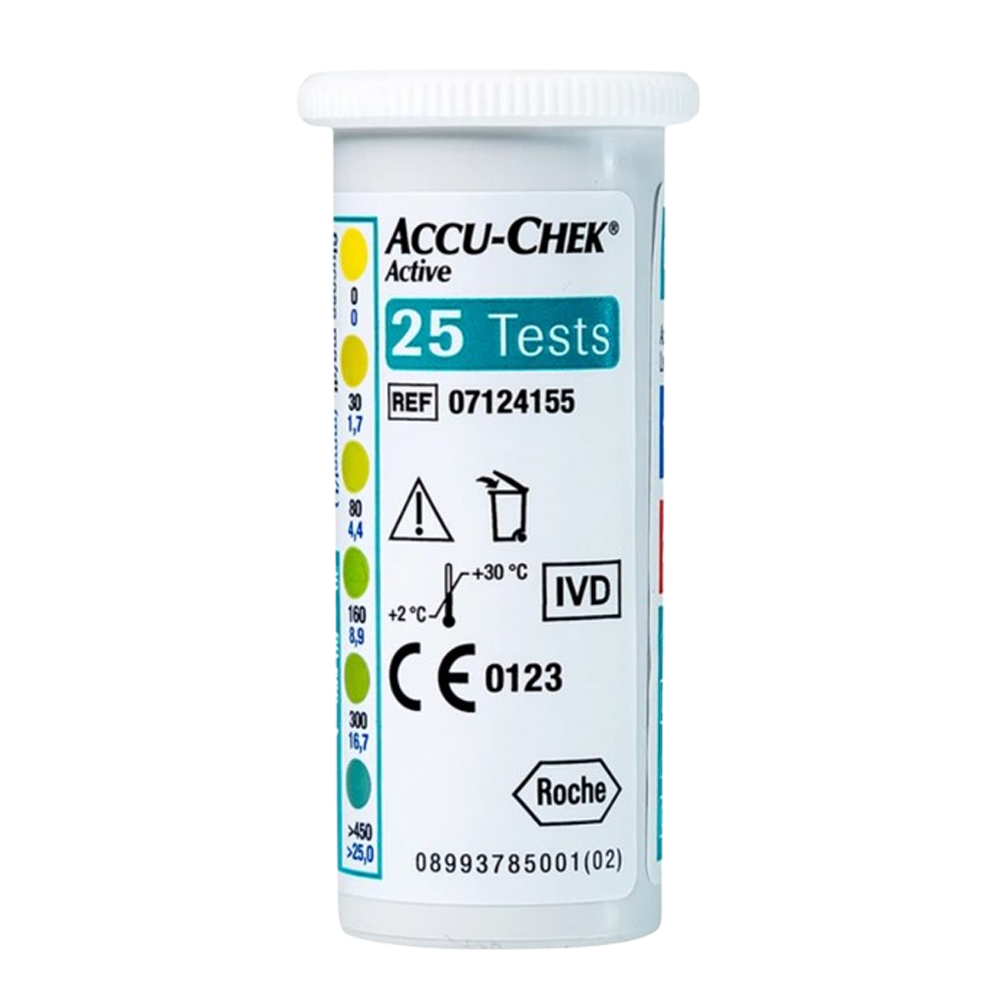 Hộp 25 que thử đường huyết ACCU-CHEK Active