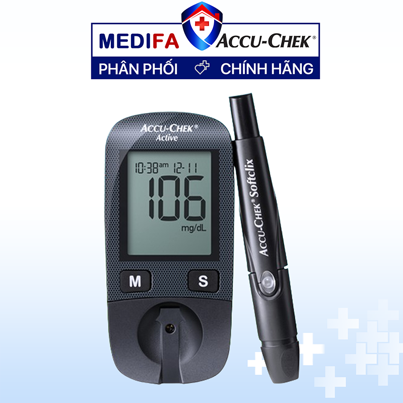 Máy đo đường huyết ACCU-CHEK Active (Mmol/L) - không kèm que