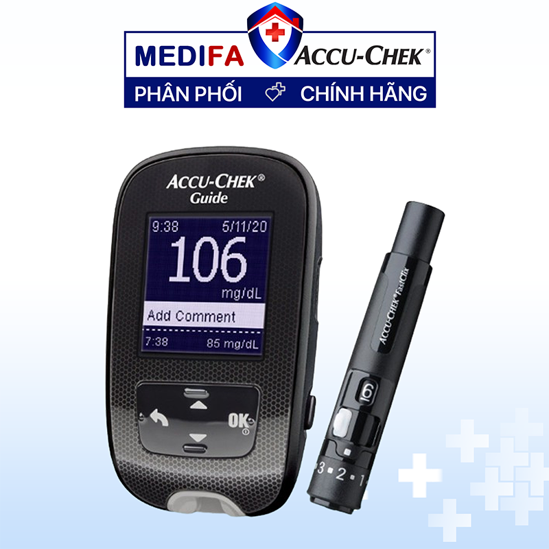 Máy đo đường huyết ACCU-CHEK Guide (Mg/dL) - không kèm que