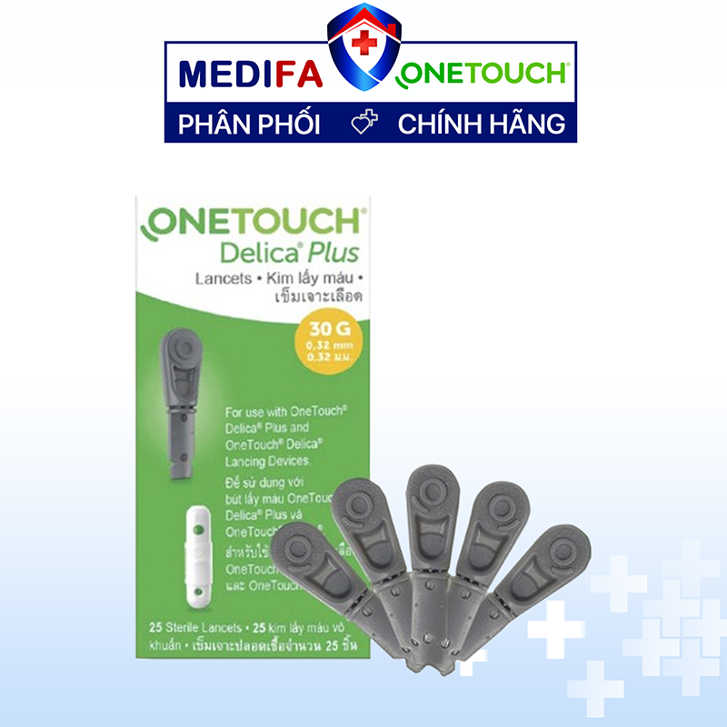 Hộp 25 kim lấy máu OneTouch Delica Plus