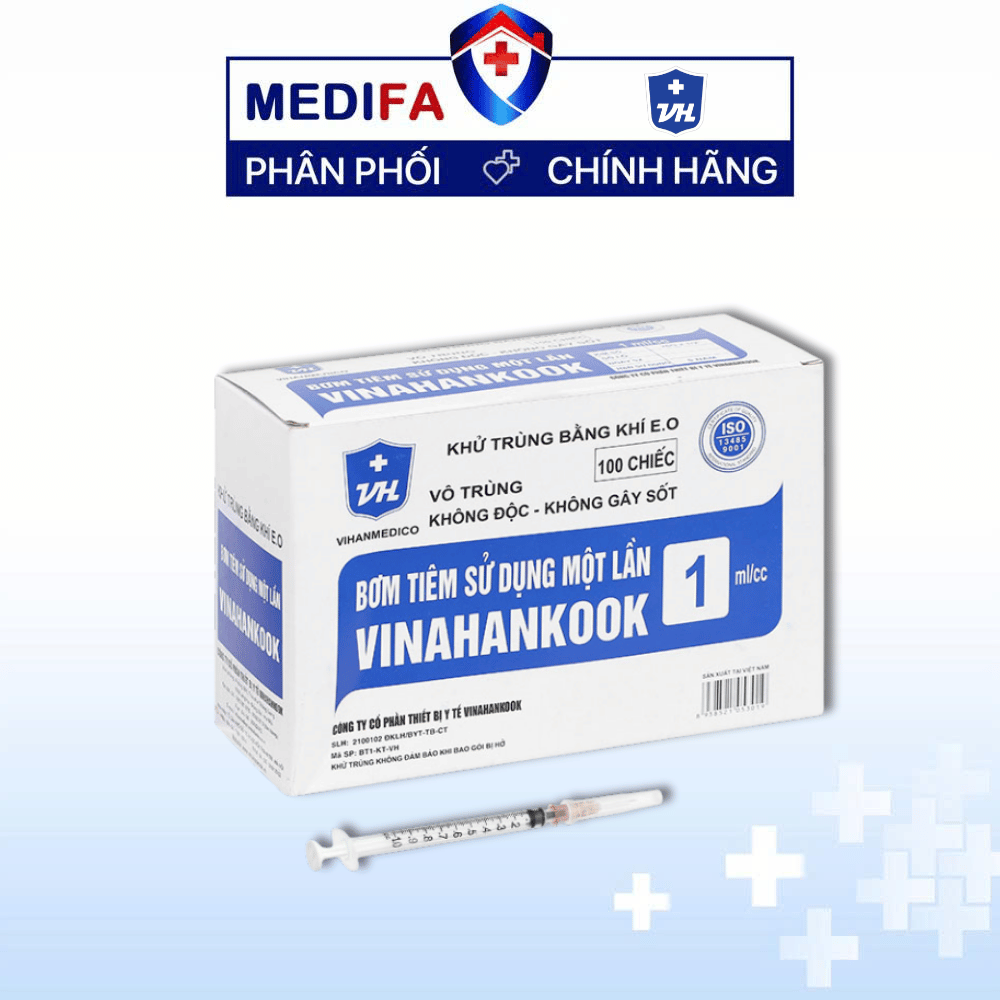[COMBO] Combo 50 Kim Tiêm Tiểu Đường Vinahankook 1ml U-100