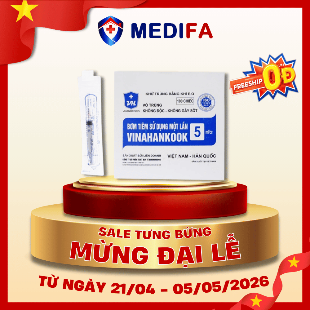 Bơm Tiêm Y Tế Vinahankook 5ml/cc