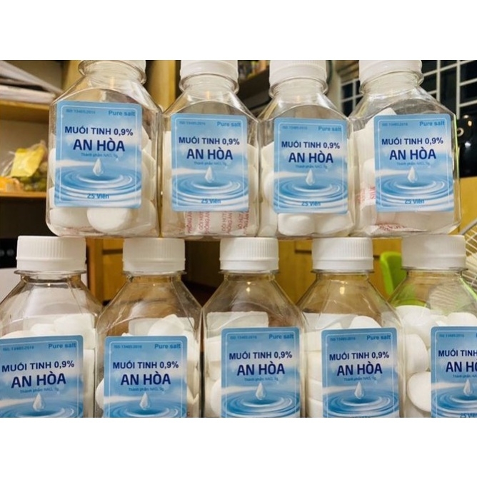 Lọ 50 Viên Muối Sinh Lý Khô Dược An Phú 4.8g