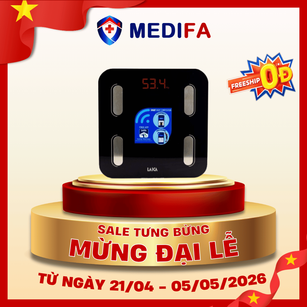 Cân sức khỏe điện tử Laica PS7015