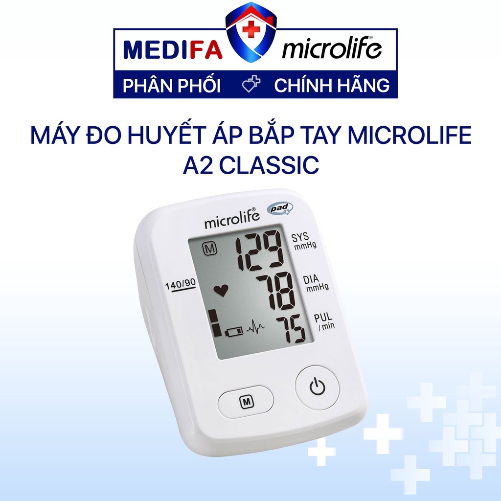 Máy đo huyết áp bắp tay Microlife A2 Classic