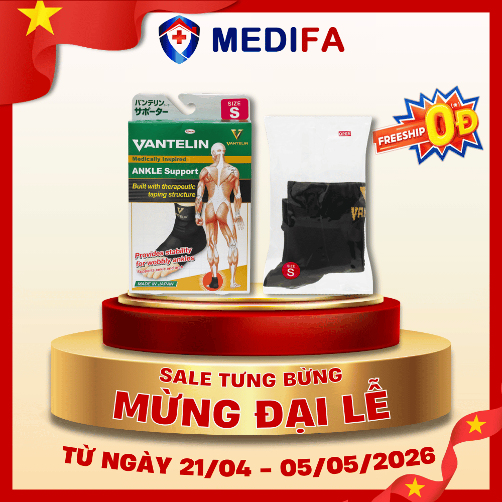 Đai Bảo Vệ Cổ Chân VANTELIN Ankle Support - Size S