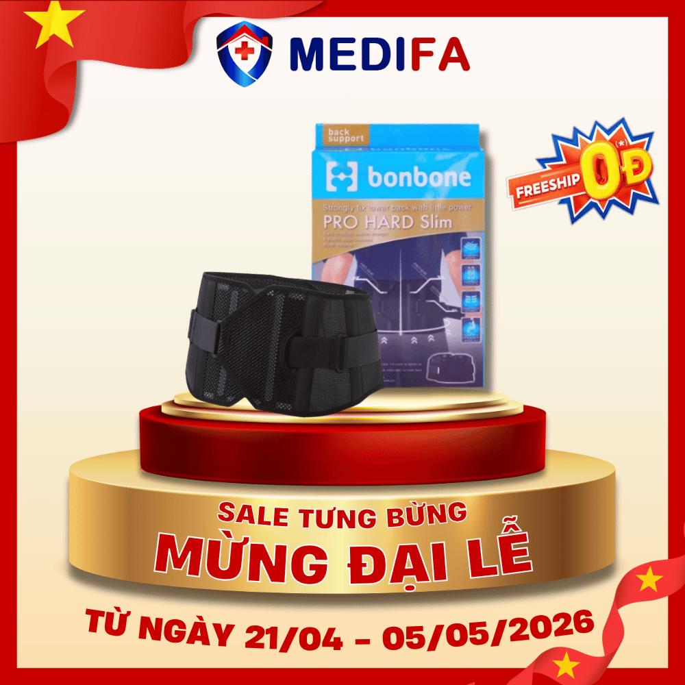 Đai lưng cột sống Bonbone Pro Hard Slim