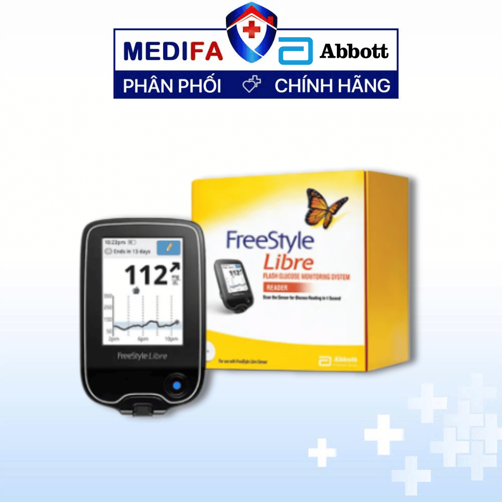 [COMBO] Đầu đọc + cảm biến máy đo đường huyết Freestyle Libre - Abbott