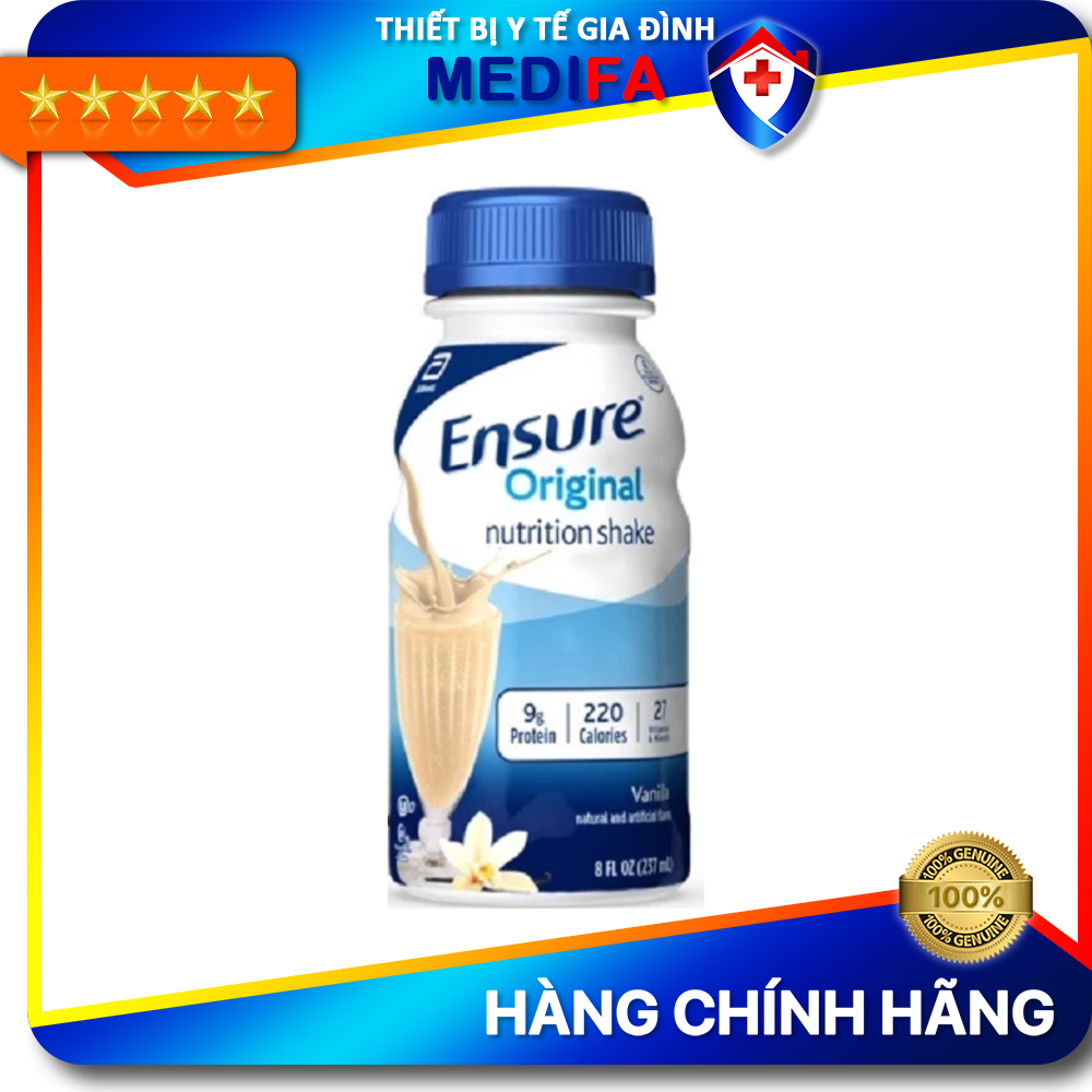 Sữa Nước Ensure Vanilla Hương Vani 237ml