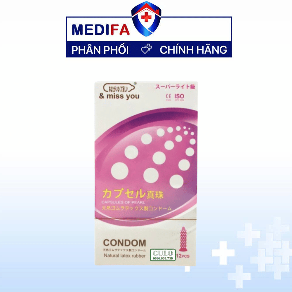 Hộp 12 Chiếc Bao Cao Su Miss You