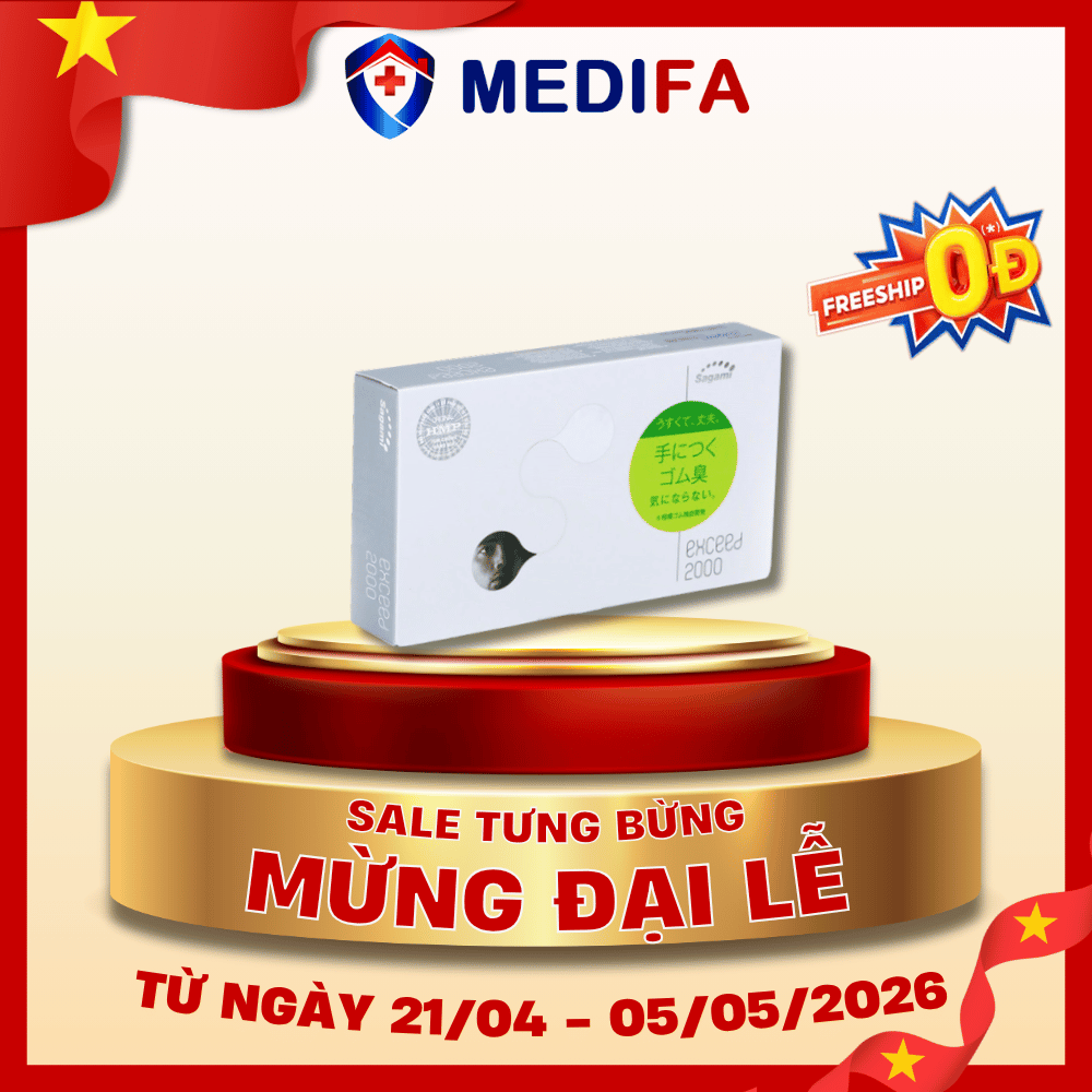 Hộp 12 chiếc bao cao su Sagami Exceed