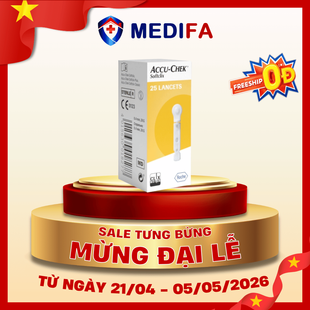 Hộp 25 kim lấy máu ACCU-CHEK SoftClix