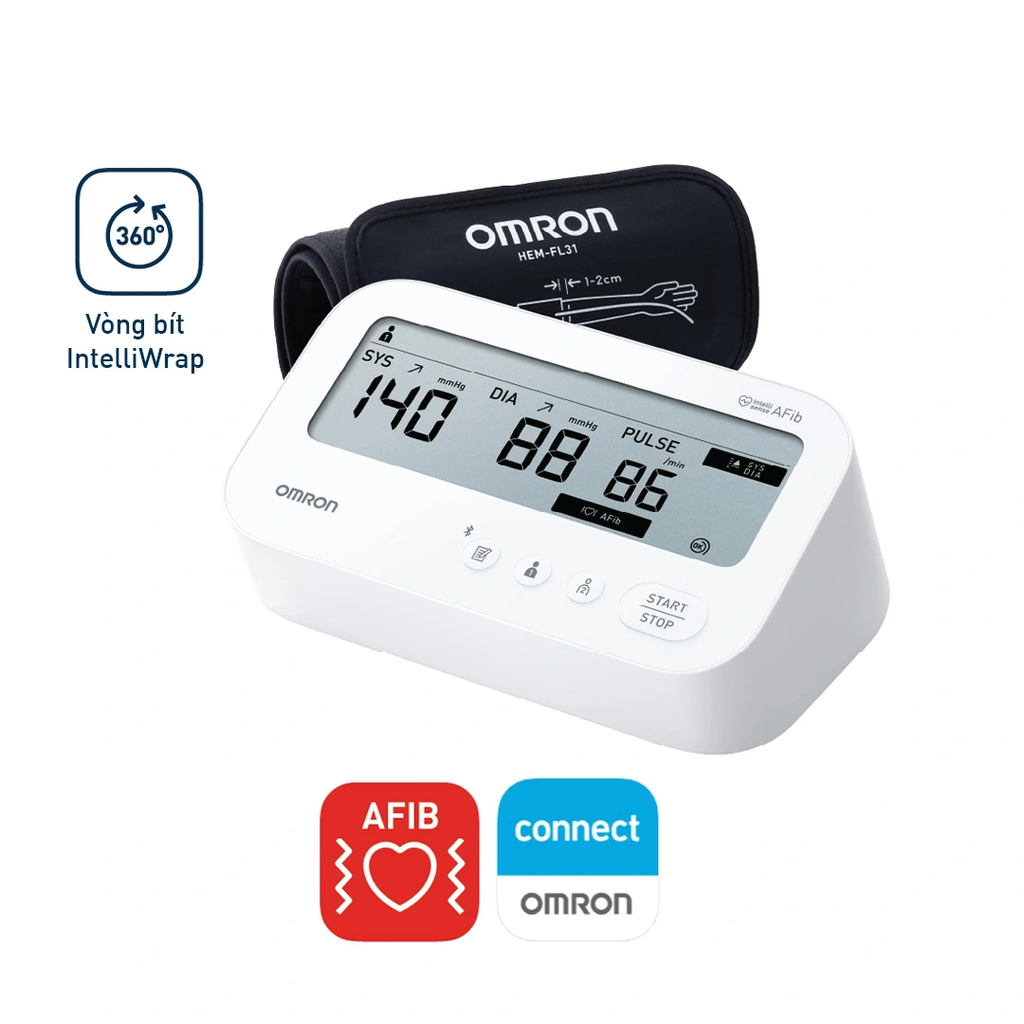 Máy đo huyết áp tự động IQ BT (HEM-7194T1-FL)