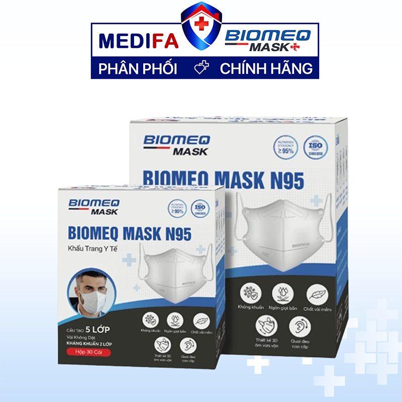 Khẩu trang y tế Biomeq Mask N95