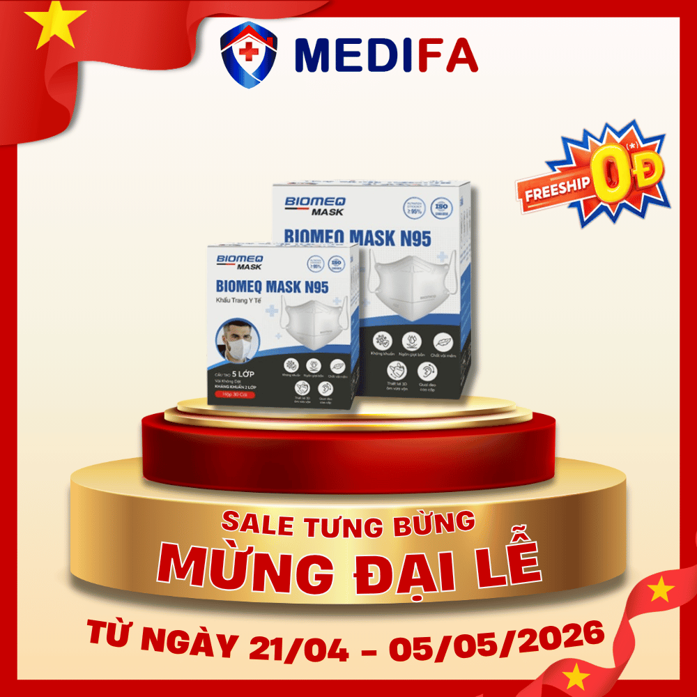 Khẩu trang y tế Biomeq Mask N95