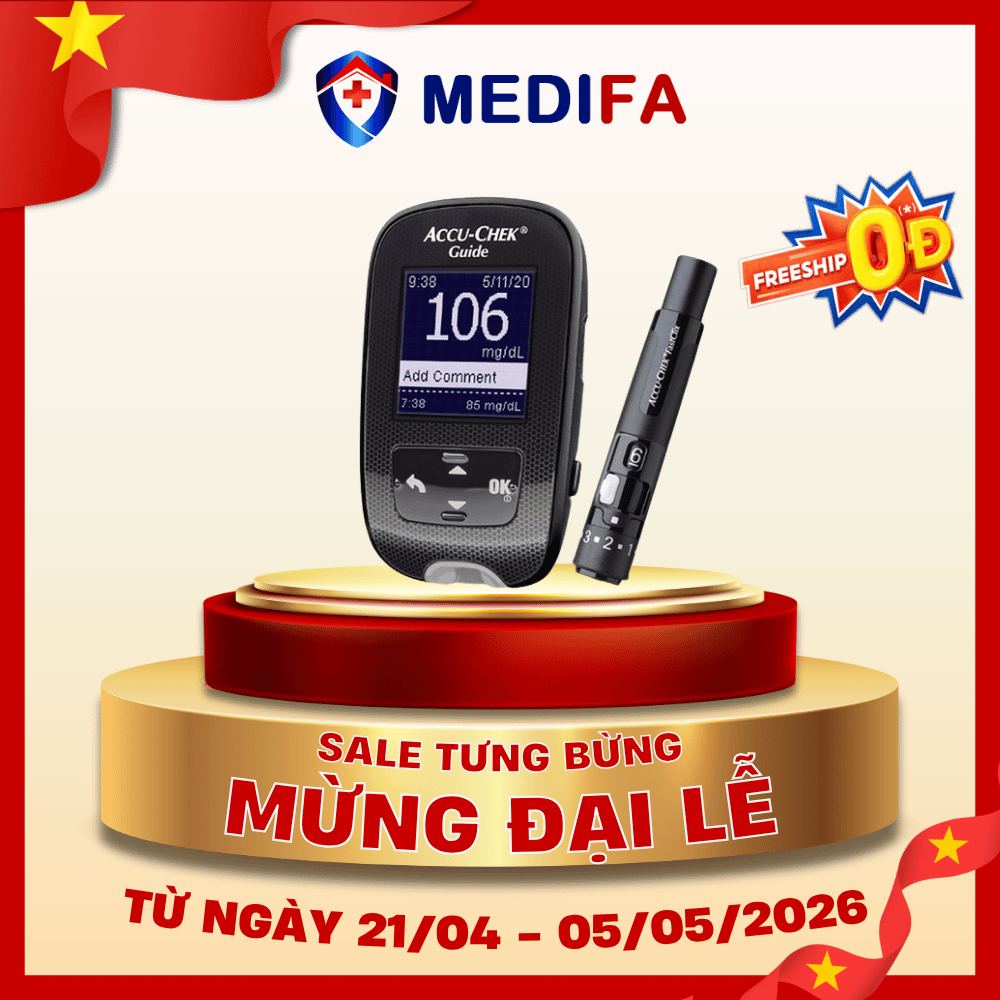 Máy đo đường huyết ACCU-CHEK Guide (Mg/dL) - không kèm que