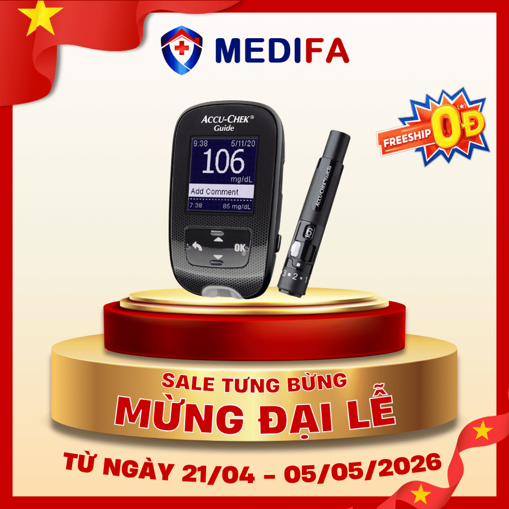 Máy đo đường huyết ACCU-CHEK Guide (Mmol/L) - không kèm que