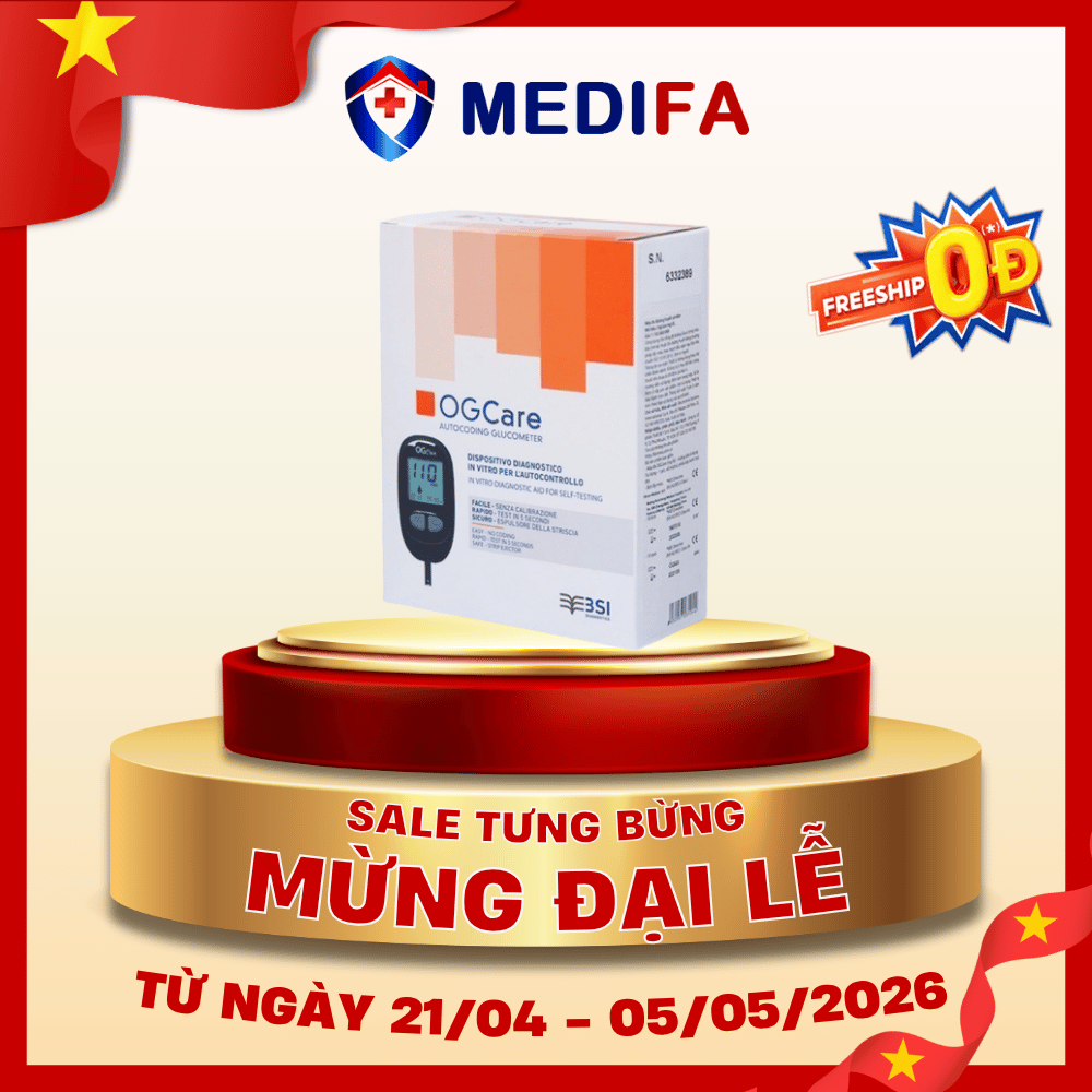 Máy đo đường huyết Ogcare - không kèm que