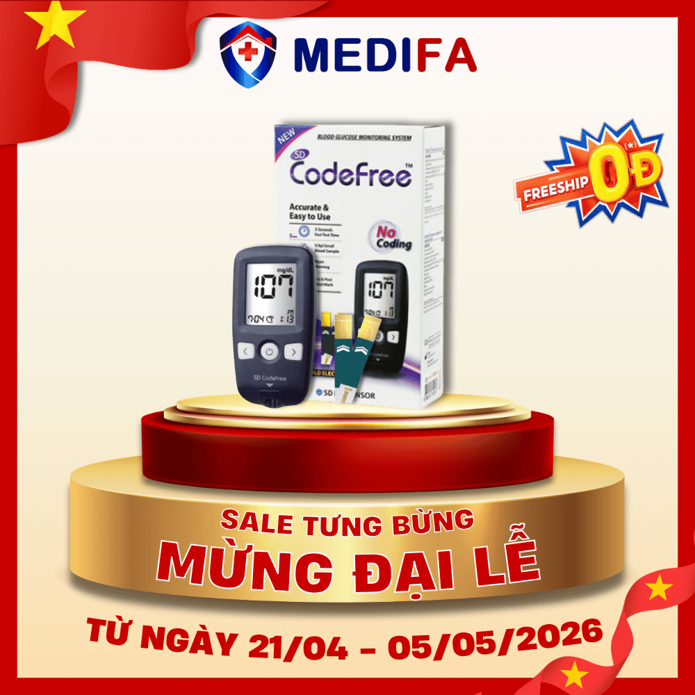 Máy đo đường huyết SD CodeFree™ - MMOL/L