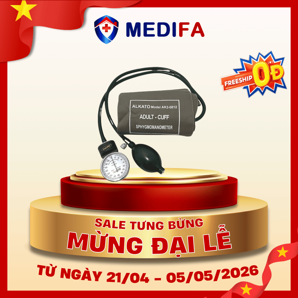 Máy đo huyết áp cơ ALKATO AK2-0812 (chưa gồm tai nghe)