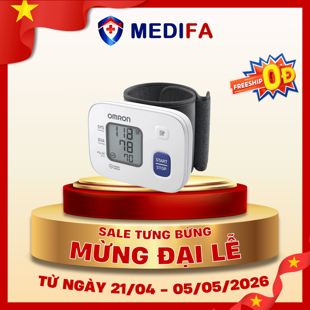 Máy đo huyết áp cổ tay Omron HEM-6161
