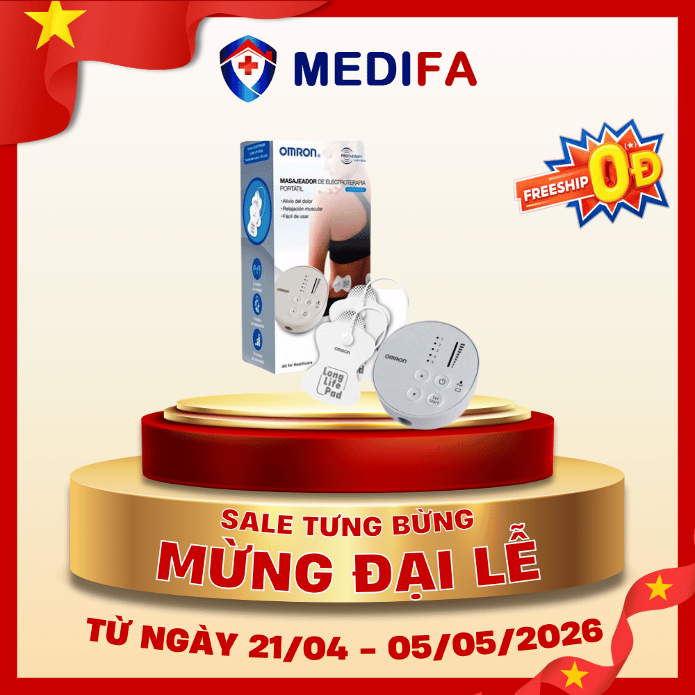 Máy massage xung điện cầm tay Omron HV-F013