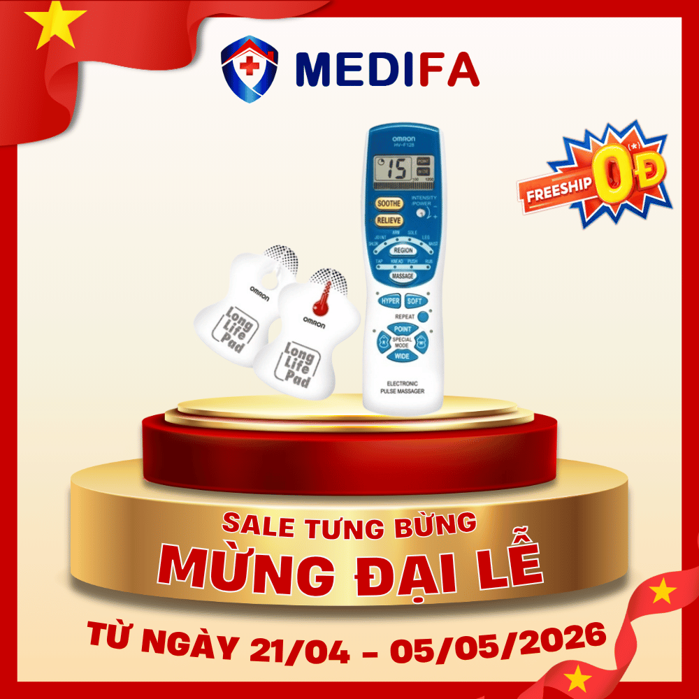 Máy Massage xung điện trị liệu Omron HV-F128