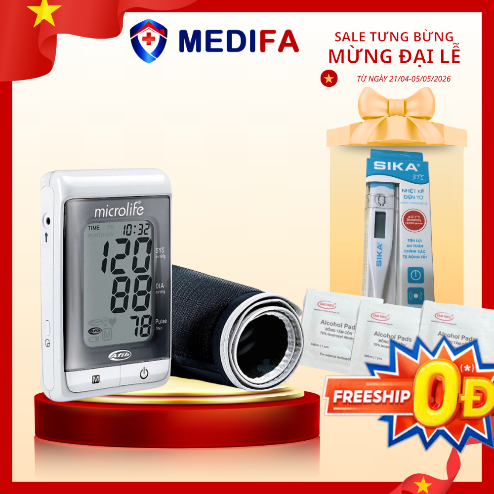 Máy đo huyết áp bắp tay Microlife A200