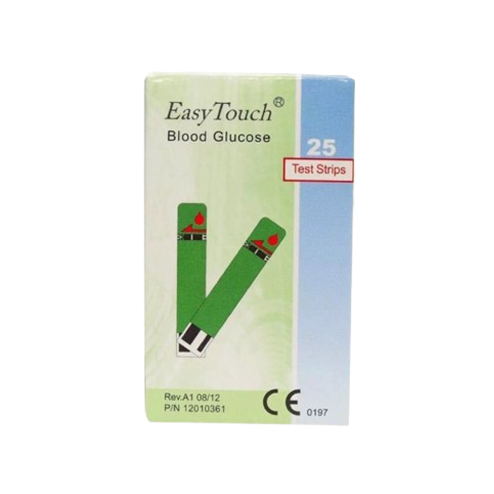 Hộp 25 Que Thử Đường Huyết Easy Touch