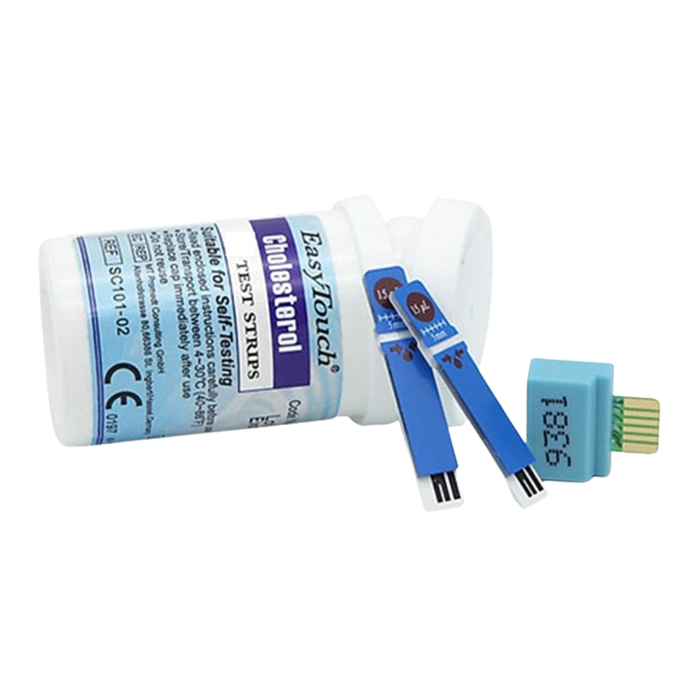 Hộp 10 Que thử mỡ máu Cholesterol Easy Touch