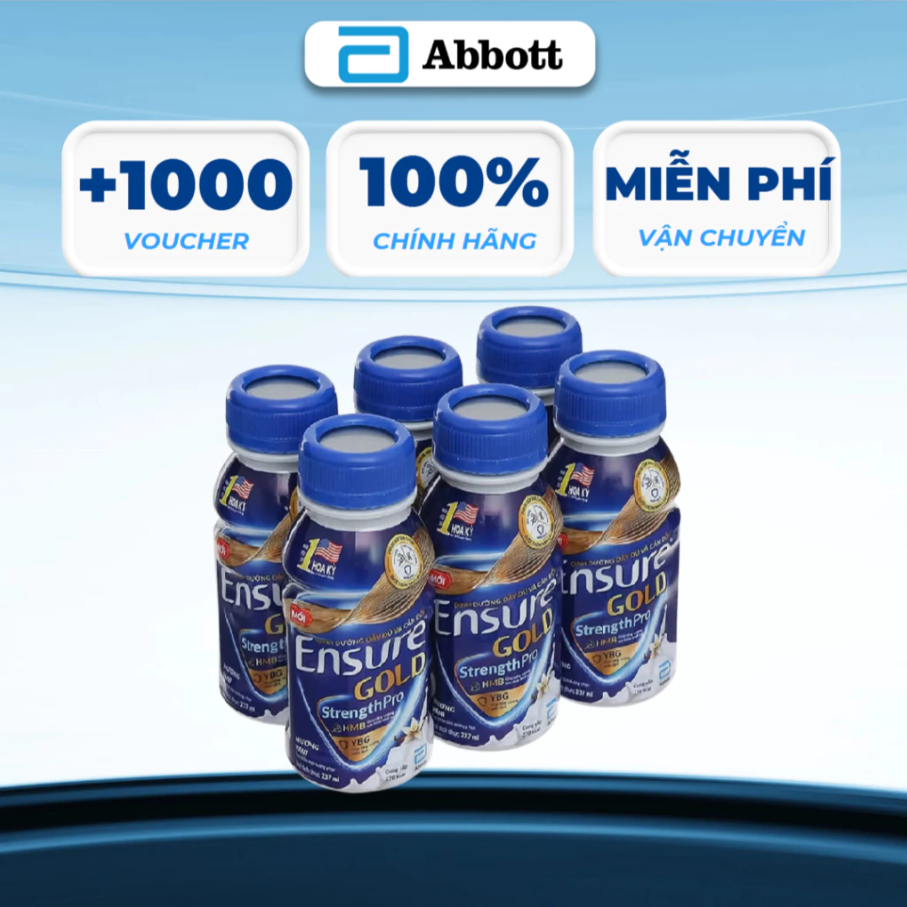 Sữa Nước Ensure Gold Hương Vani 237ml