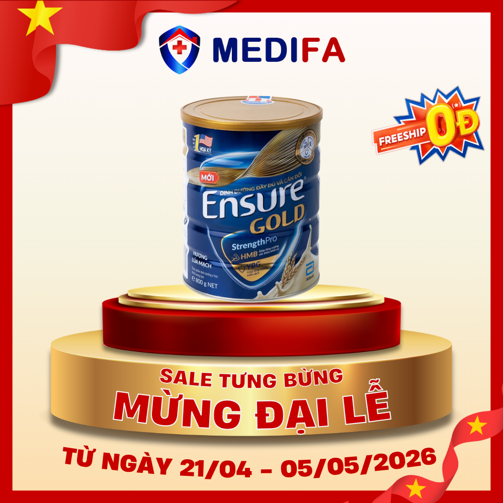 Sữa Ensure Gold hương Lúa Mạch mới 800g