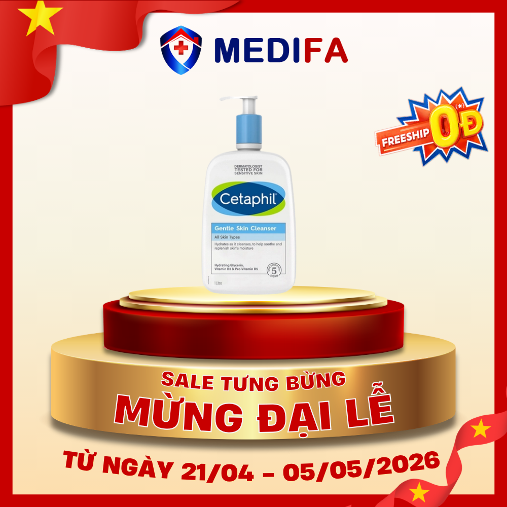 Sữa rửa mặt Cetaphil Gentle Skin Cleanser 1000ml