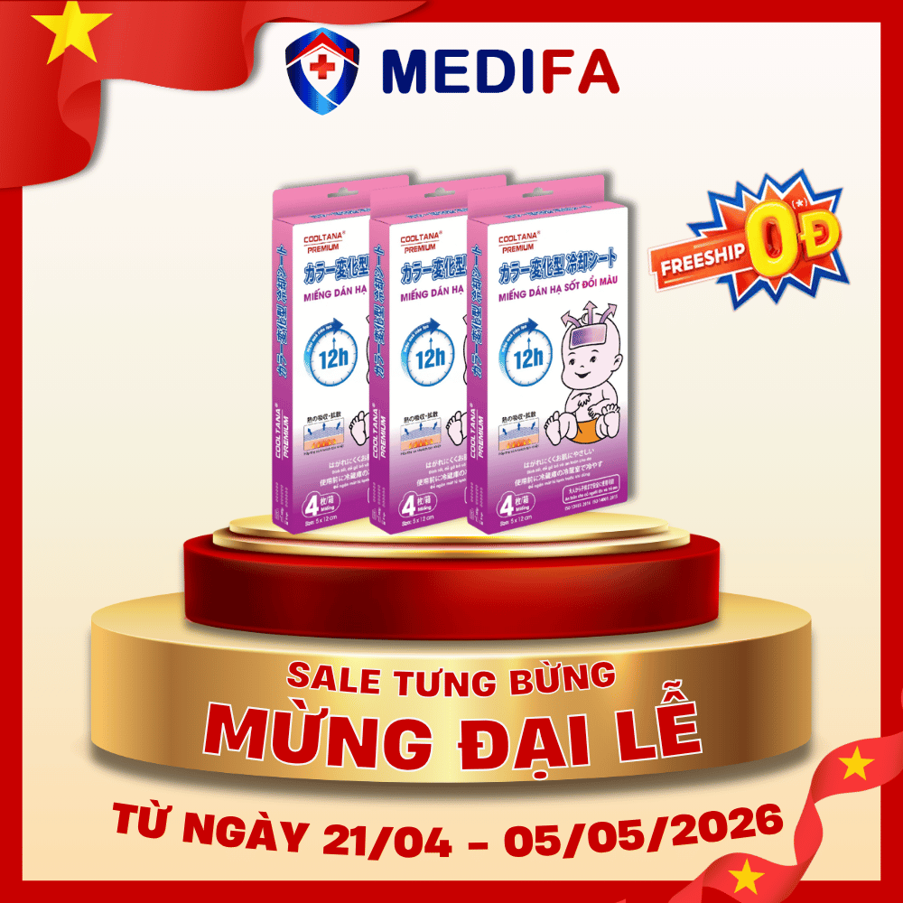 01 Túi Dán Hạ Sốt Đổi Màu Cool Tana - Tanaphar