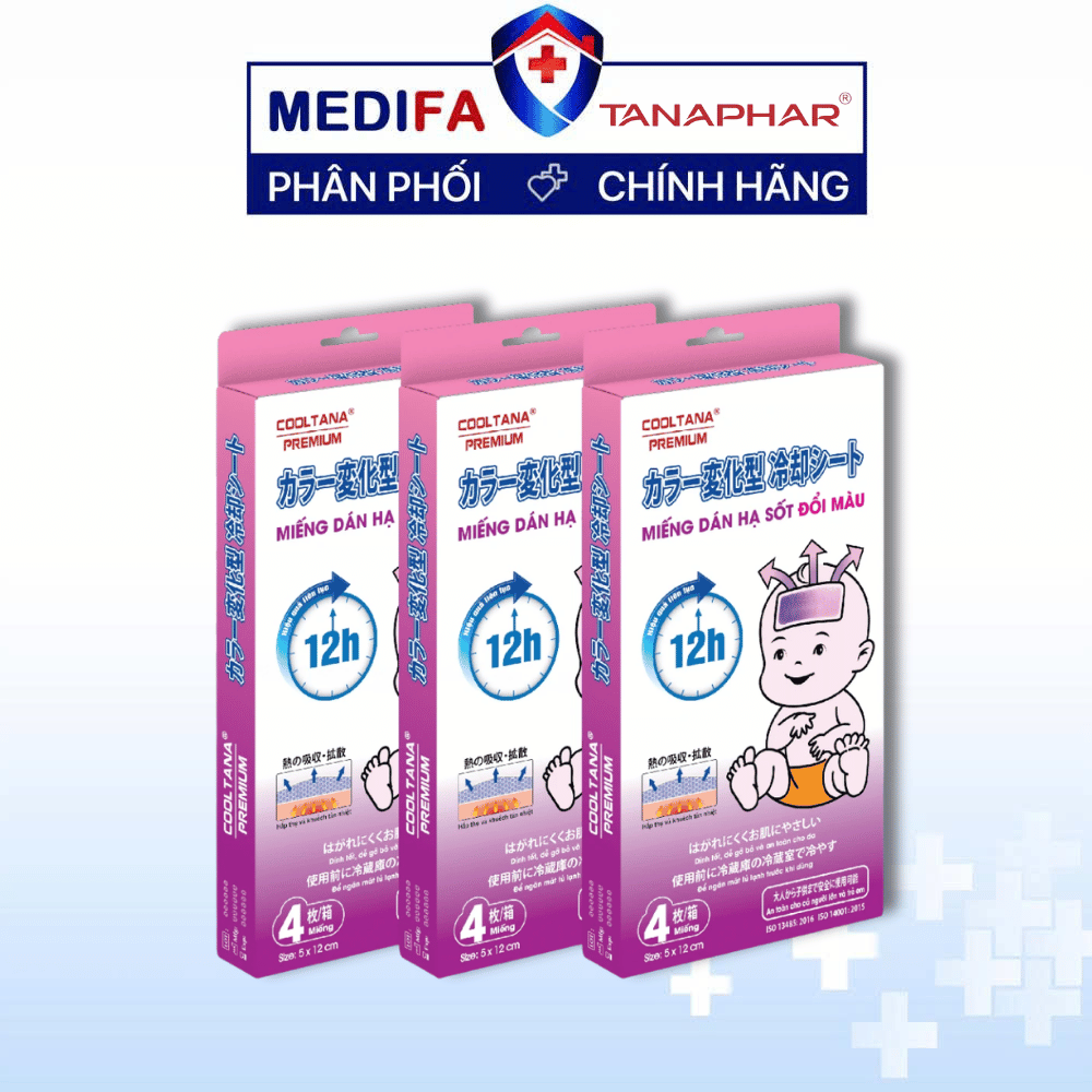 01 Túi Dán Hạ Sốt Đổi Màu Cool Tana - Tanaphar