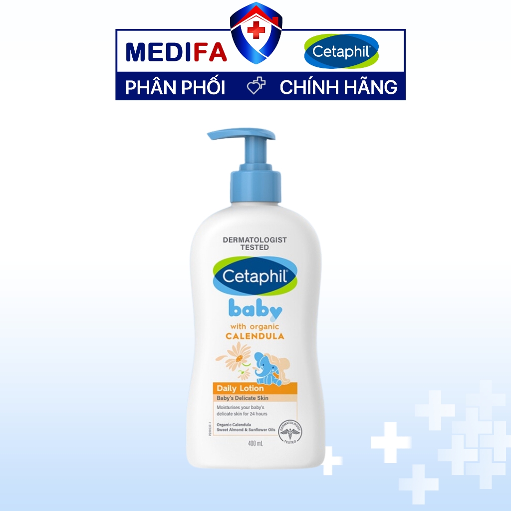 Sữa dưỡng ẩm toàn thân cho bé Cetaphil Baby Lotion With Organic Calendula 400ml