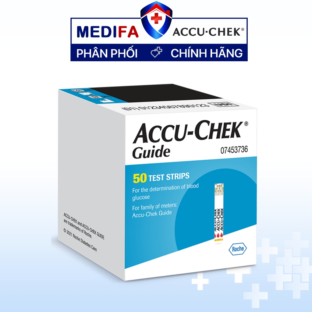 Hộp 50 Que Thử Đường Huyết ACCU-CHEK Guide