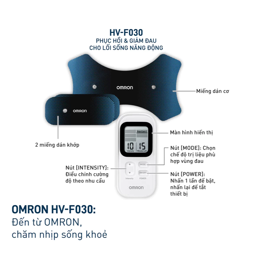 Máy Xung Điện Trị Liệu Omron HV-F030