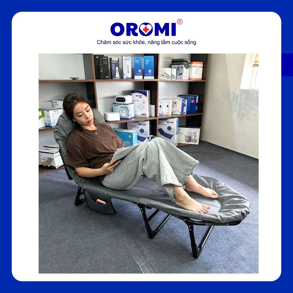 Giường Xếp Gấp Thư Giãn Oromi BG-26C