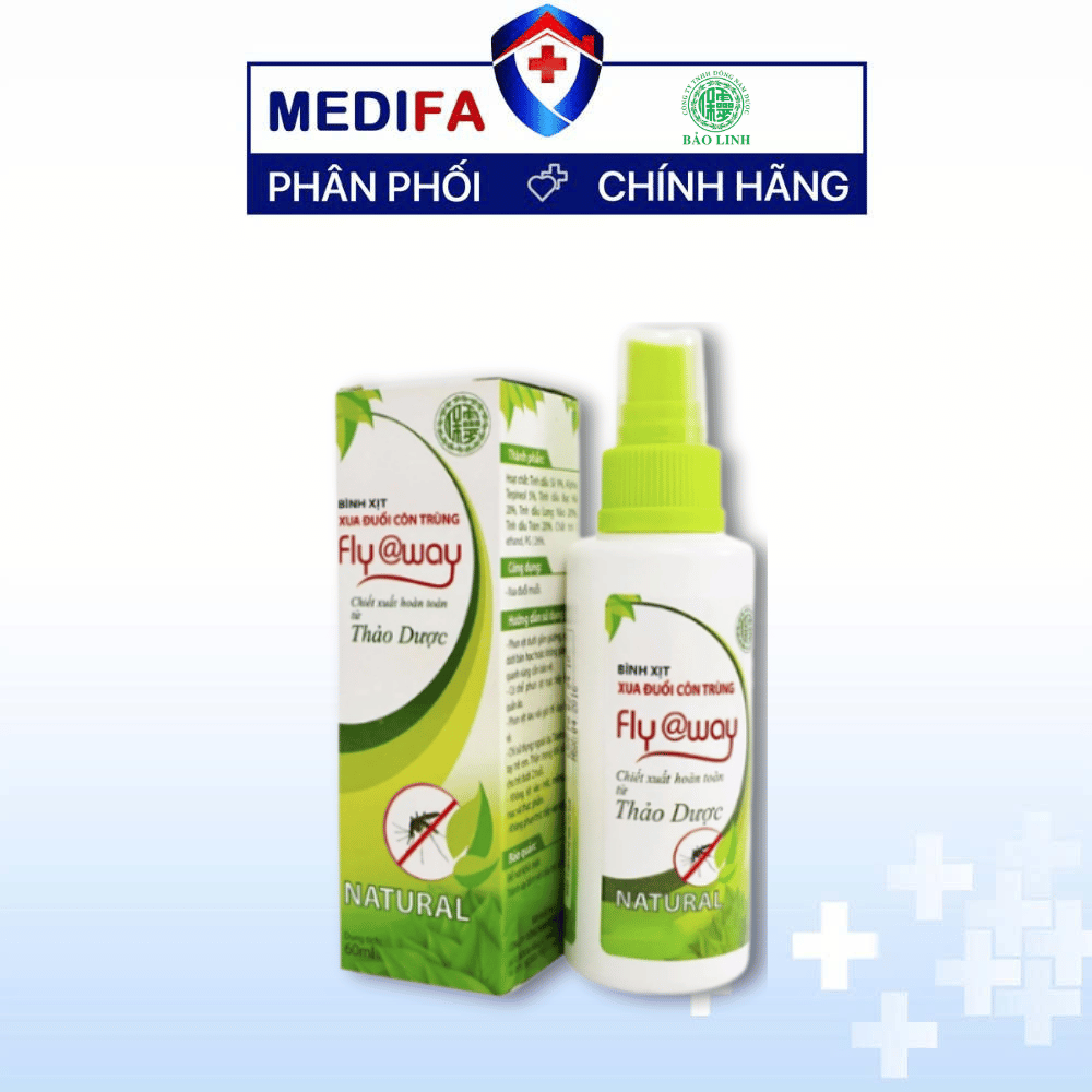 Xịt Chống Muỗi Fly Away - Chai 60ml