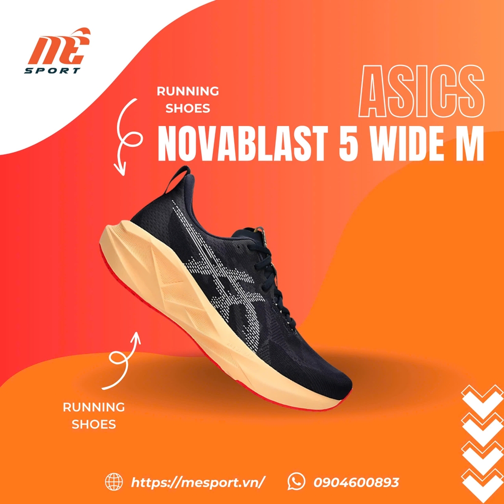 Asics Novablast 5 Wide - Nam