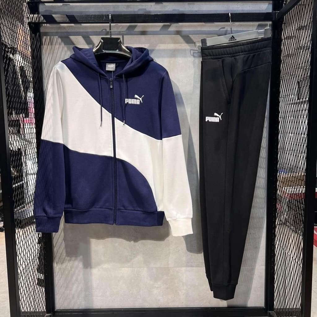 Bộ Puma nỉ xanh