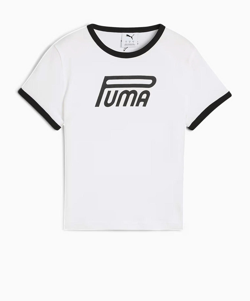 Áo thun nữ FUTURE.PUMA.ARCHIVE Graphic Slim Tee- Trắng